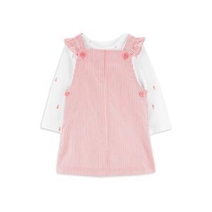 Carter's Child of Mine Baby Girl Easter Bunny Dress Overall Set, 2-Piece